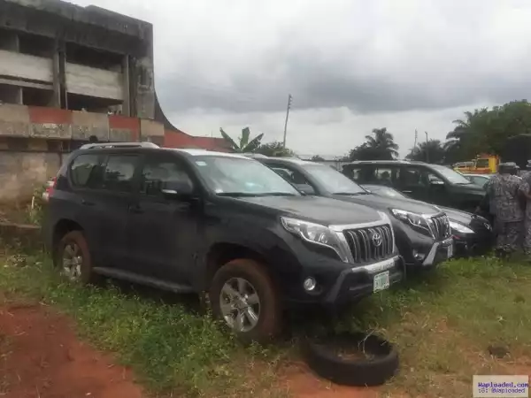 Photos: See The Banned Items Seized By Nigerian Customs, Including Over 300 Cars